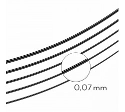 Silk, Black, B, 0.07 11mm / duża paletka