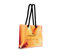 Holograficzna torba zakupowa - pomarańczowa Indigo