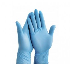 Niebieskie rękawiczki m nitrylex Indigo