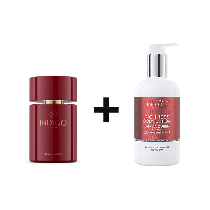 Drama Queen - perfumy 100ml + balsam do ciała shimmer 300ml Drama Queen - perfumy 100ml + balsam do ciała shimmer 300ml