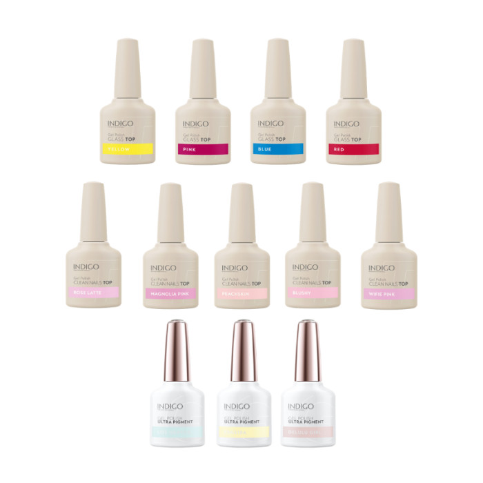 WSZYSTKIE NOWOŚCI - 5x Clean Nails, 4x GlassTop, 3x kolory Ultra Pigment WSZYSTKIE NOWOŚCI - 5x Clean Nails, 4x GlassTop, 3x kolory Ultra Pigment