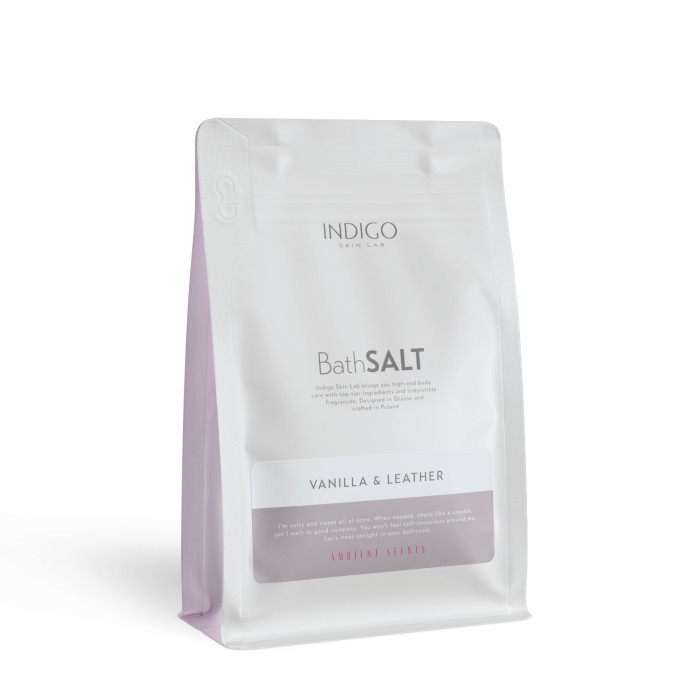 Vanilla & Leather - sól do kąpieli 700g Vanilla & Leather - sól do kąpieli 700g