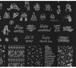 Blaszka do stempli Winter 1