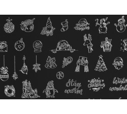 Blaszka do stempli Winter 1