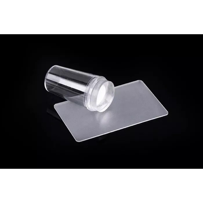 Silikonowy stempel i skrobak