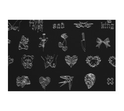 Blaszka do stempli Love 02 Blaszka do stempli Love 02