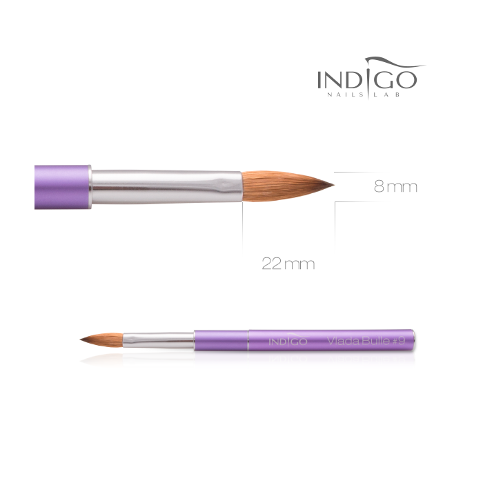 Indigo Vlada Bulle Pro Acrylic Brush no.9