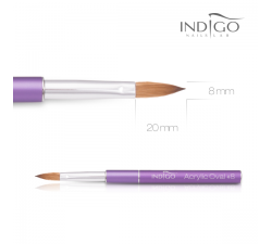 Indigo Acrylic Brush no.8 Indigo